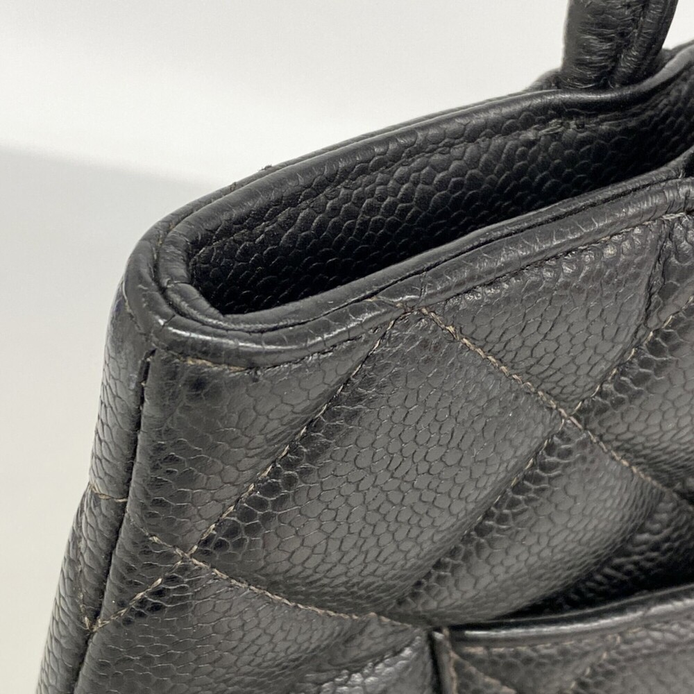 CHANEL Black Caviar Leather Reissue Tote Bag - Picture 7 of 10